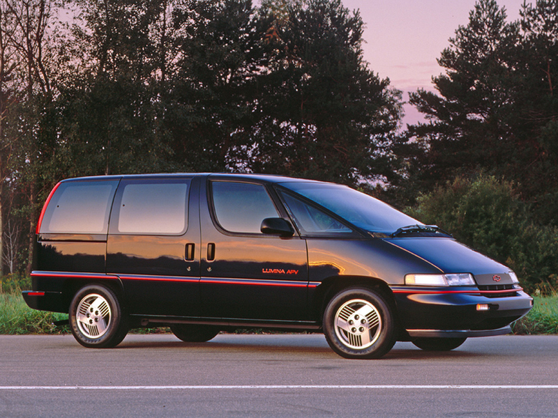 Originally dubbed the “Lumina APV”, the APV designation was eventually dropped in order to (according to Wikipedia) “make the name more consistent with the cars”. WTF